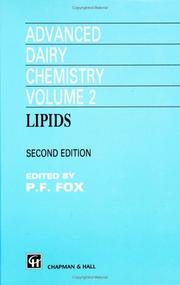 Cover of: Advanced Dairy Chemistry: Volume 2 by Patrick F. Fox