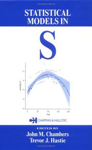 Cover of: Statistical Models in S