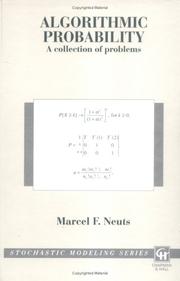 Cover of: Algorithmic probability: a collection of problems