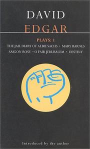 Cover of: Edgar Plays 1 by David Edgar