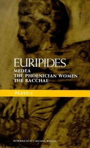 Cover of: Euripides Plays 1 (World Dramatists Series)