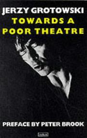 Cover of: Towards a Poor Theatre (Performance Books) by Jerzy Grotowski