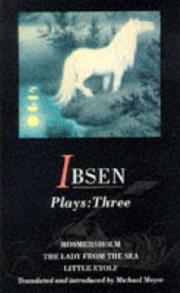 Cover of: Ibsen Plays by Henrik Ibsen