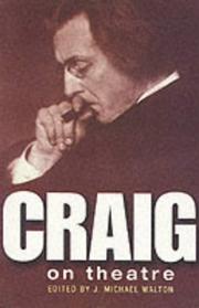 Cover of: Craig on Theatre (Performance Books)