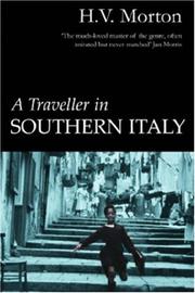 Cover of: A Traveller in Southern Italy by H. V. Morton