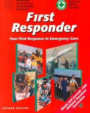 Cover of: First Responder: Your First Response in Emergency Care