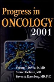 Cover of: Progress in Oncology, 2001 (PROGRESS IN ONCOLOGY) by Vincent T., Ed. Devita