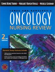 Cover of: Oncology Nursing Review (Jones and Bartlett Series in Oncology)