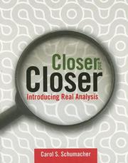 Cover of: Closer and Closer by Carol Schumacher