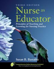 Cover of: Nurse As Educator by Susan B. Bastable