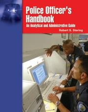 Cover of: Police Officer's Handbook by Robert S. Stering, Robert S. Stering