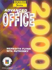 Cover of: Advanced Microsoft Office 2000: Expert Certification (Benchmark Series)