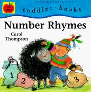 Cover of: Number Rhymes by Carol Thompson