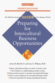 Cover of: Intercultural Business by Arthur H. Bell, Gary G. Williams