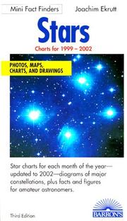 Cover of: Stars: Charts for 1999-2002  by Joachim Ekrutt, Clint Hatchett