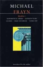 Cover of: Plays--one by Michael Frayn