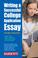 Cover of: Writing a Successful College Application Essay