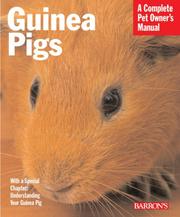 Cover of: Guinea Pigs (Complete Pet Owner's Manual)