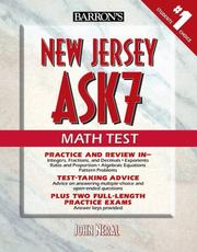 Front cover of Barron's New Jersey ASK7 Math Test by John Neral