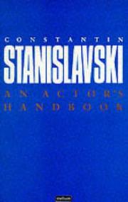 Cover of: An Actor's Handbook (Performance Books) by Konstantin Stanislavsky