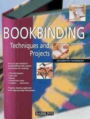 Cover of: Bookbinding Techniques and Projects (Decorative Techniques Series)