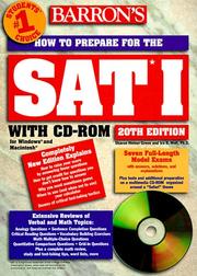 Cover of: How to Prepare for the SAT I with Safari CD-ROM