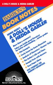 Cover of: A Doll's House And Hedda Gabler