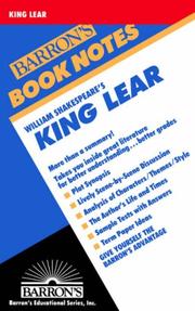 Cover of: King Lear