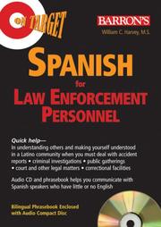 Cover of: On Target: Spanish for Law Enforcement Personnel (On Target Audio CD Packages)