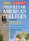 Cover of: Profiles of American Colleges -- 2008