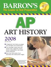 Cover of: Barron's AP Art History--2008 with CD-ROM