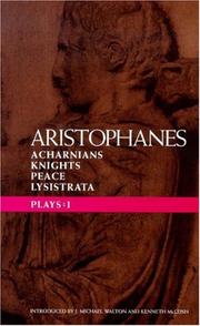 Cover of: Aristophanes Plays: 1 (Classical Greek Dramatists)