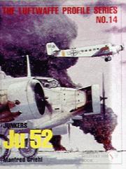 Cover of: Junkers Ju 52 (Luftwaffe Profile Series, 14)