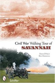 Cover of: Civil War Walking Tour of Savannah