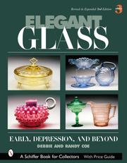 Cover of: Elegant Glass: Early, Depression, & Beyond