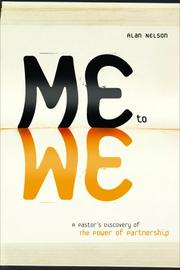 Cover of: Me to We: A Pastor's Discovery of the Power of Partnership