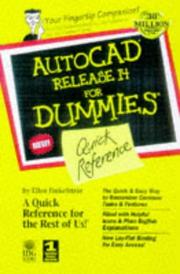 Cover of: Autocad Release 14 for Dummies Quick Reference by Ellen Finkelstein