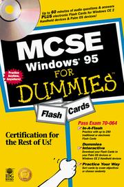Cover of: MCSE Windows® 95 For Dummies¿ Flash Cards | Dummies Technology Press