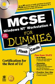 Cover of: MCSE Windows NT® Workstation 4 For Dummies¿ Flash Cards