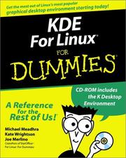 Cover of: KDE for Linux for Dummies
