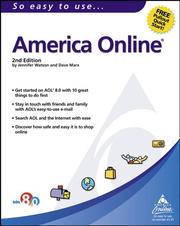 Cover of: So Easy to Use: America Online
