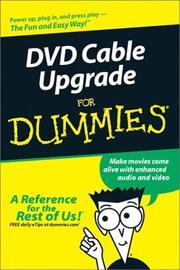 Cover of: DVD Cable Upgrade for Dummies Gemini Custom Book
