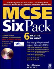 Cover of: McSe Six Pack by Ed Meinster, Barry Meinster