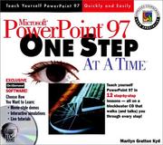 Cover of: Microsoft Powerpoint 97 One Step at a Time