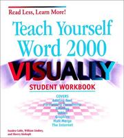 Cover of: Teach Yourself Word 2000 VISUALLY Student Workbook