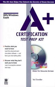 Cover of: A+ Certification Test Prep Kit, DOS/Windows Exam by Ted Chandler Chandler, Ted Chandler Chandler