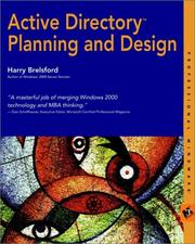 Cover of: Active Directory Planning and Design