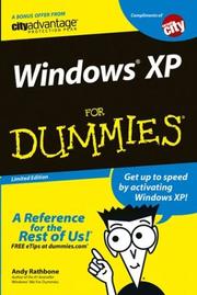 Cover of: Windows XP For Dummies, Limited Edition (Circuit C Ity Custom Book)