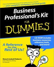 Cover of: Business Professional's Kit for Dummies