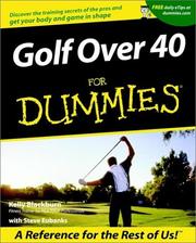 Cover of: Golf Over 40 for Dummies by Kelly Blackburn, Steve Eubanks